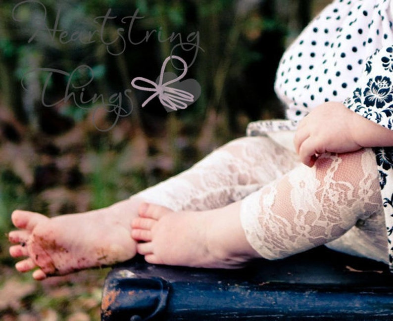 Lace Leggings Baby Lace Leggings Newborn Infant Girls Lace Etsy