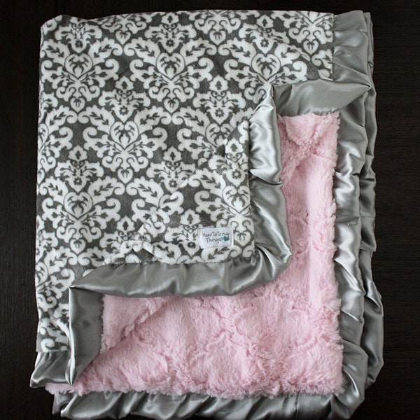 Damask Baby Bedding Etsy