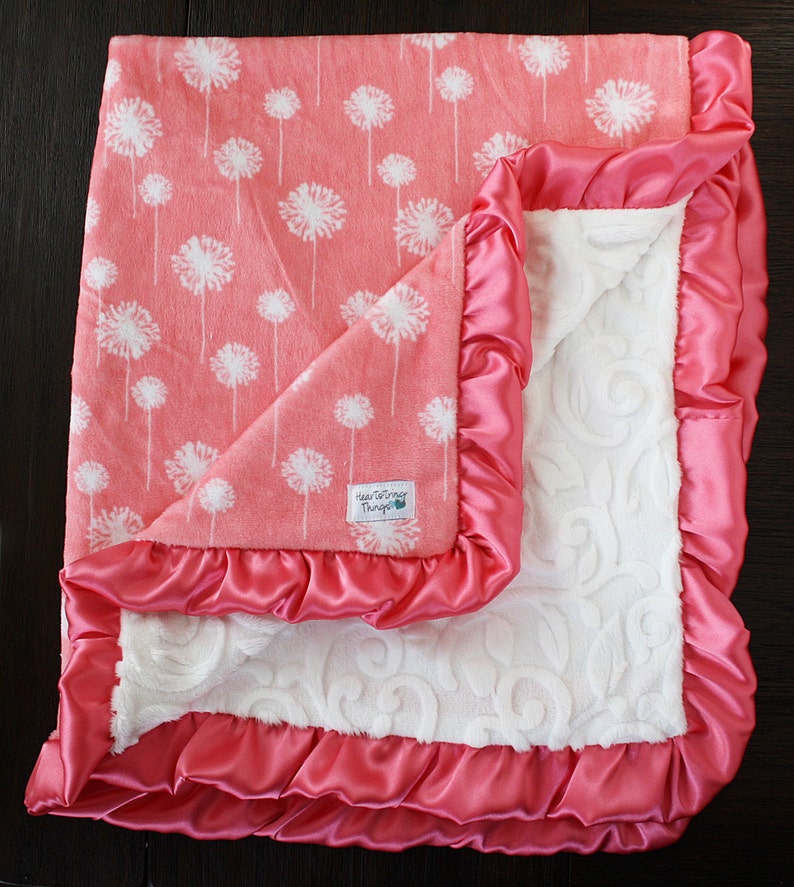 Embroidered Minky Blanket Custom Blanket Personalized Baby Etsy