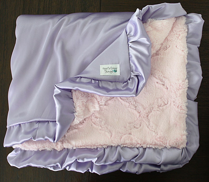 Minky Blanket. Monster Minky Quilt Adult Minky Purple Minky Etsy