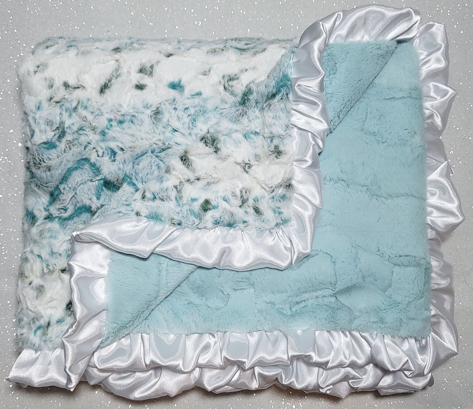 Minky Blanket Snowy Owl Mallard Soft Luxurious Throw Faux Etsy