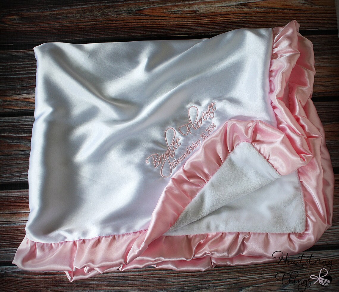 Baby Girl Blanket for Girl Embroidered Blanket Blanket With Etsy