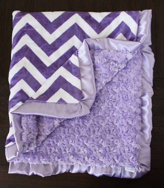 Purple minky blanket online