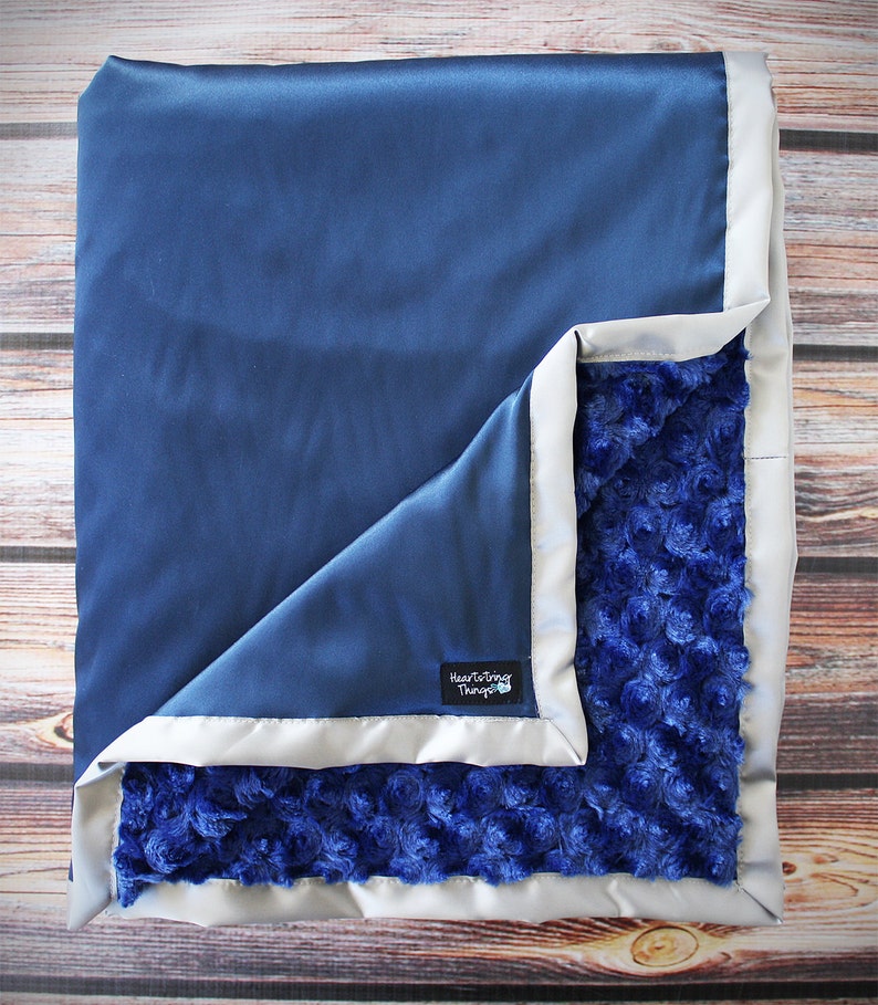 Baby Blanket Child Blanket Red Blanket Red Minky Satin Etsy