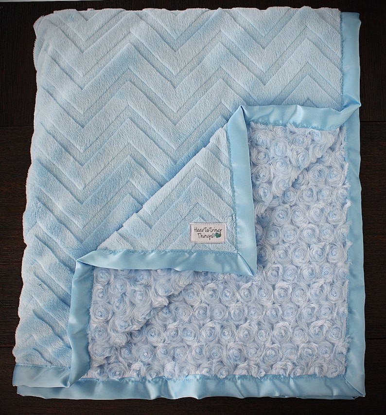 Minky Blanket Baby Boy Blanket for Boy Navy Blue Blanket Etsy