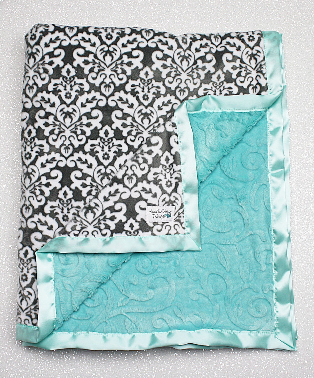 Dakota Damask Cheyenne Pink Hooded Blanket