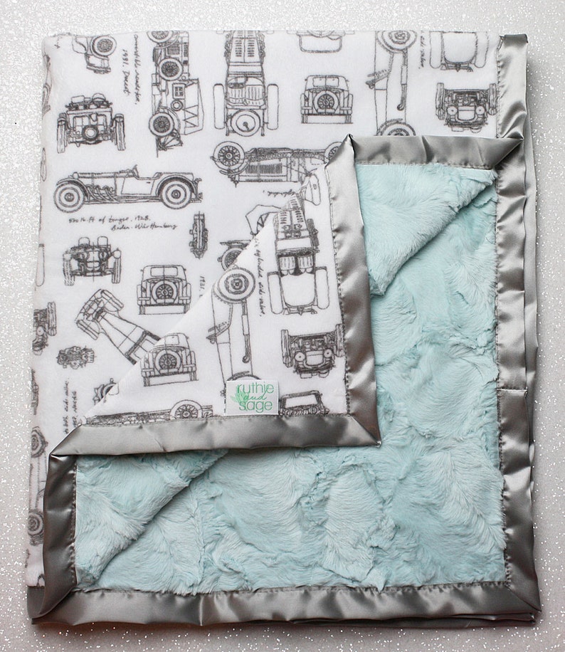 Baby Boy Blanket Cars Blanket Automobiles RKC Cars Etsy