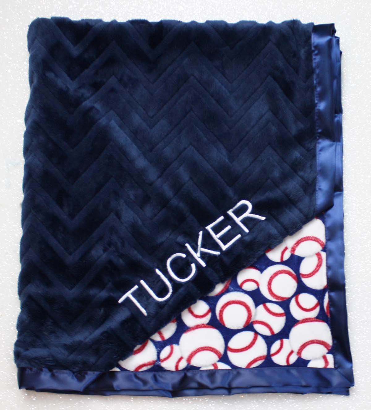 Baseball blanket personalized sports blanket boy blanket Etsy