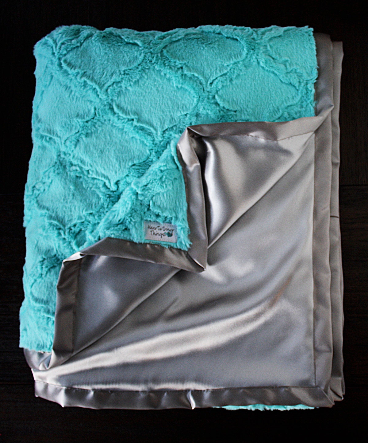 Minky Blanket Aqua Blanket Baby Girl Satin Blanket Silk Etsy Minky Blanket Aqua Blanket Baby Girl Satin Blanket Silk Etsy