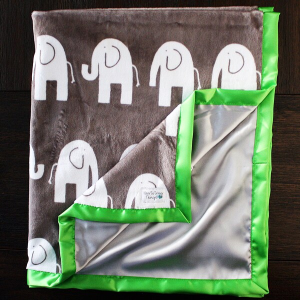 Elephant Lime Green Etsy