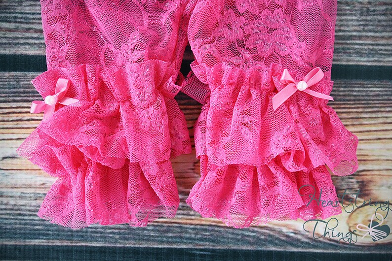 Baby Girl lace Leggings Double Ruffle Lace leggings Baby Etsy