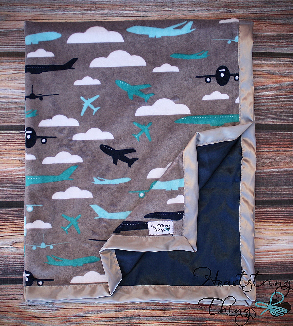 Baby Minky Aviator Blanket Airplane Blanket Airplane Minky Etsy