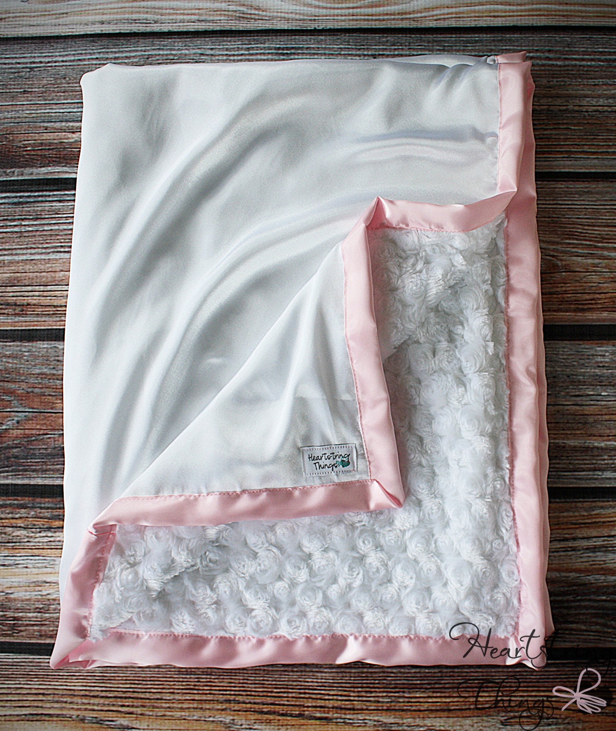 Minky Blanket Blessing Blanket Baptism blanket Christening Etsy