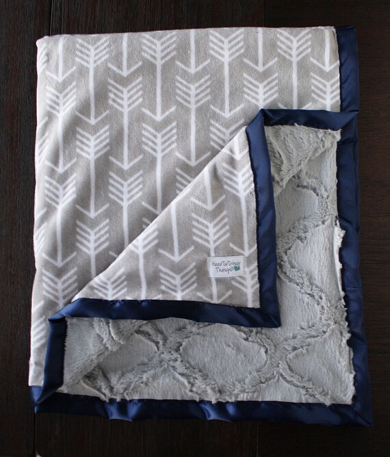 Minky Blanket baby Blanket baby boy modern blanket Etsy