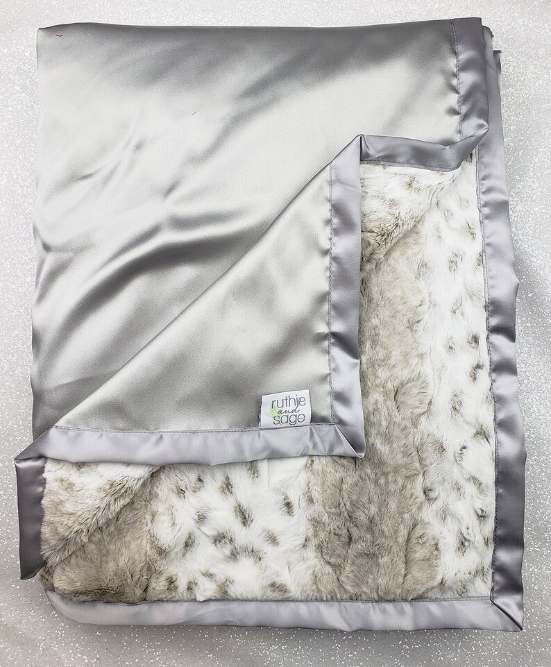 Minky Blanket Snowy Owl Mallard Gift for Baby Silk Blanket Etsy