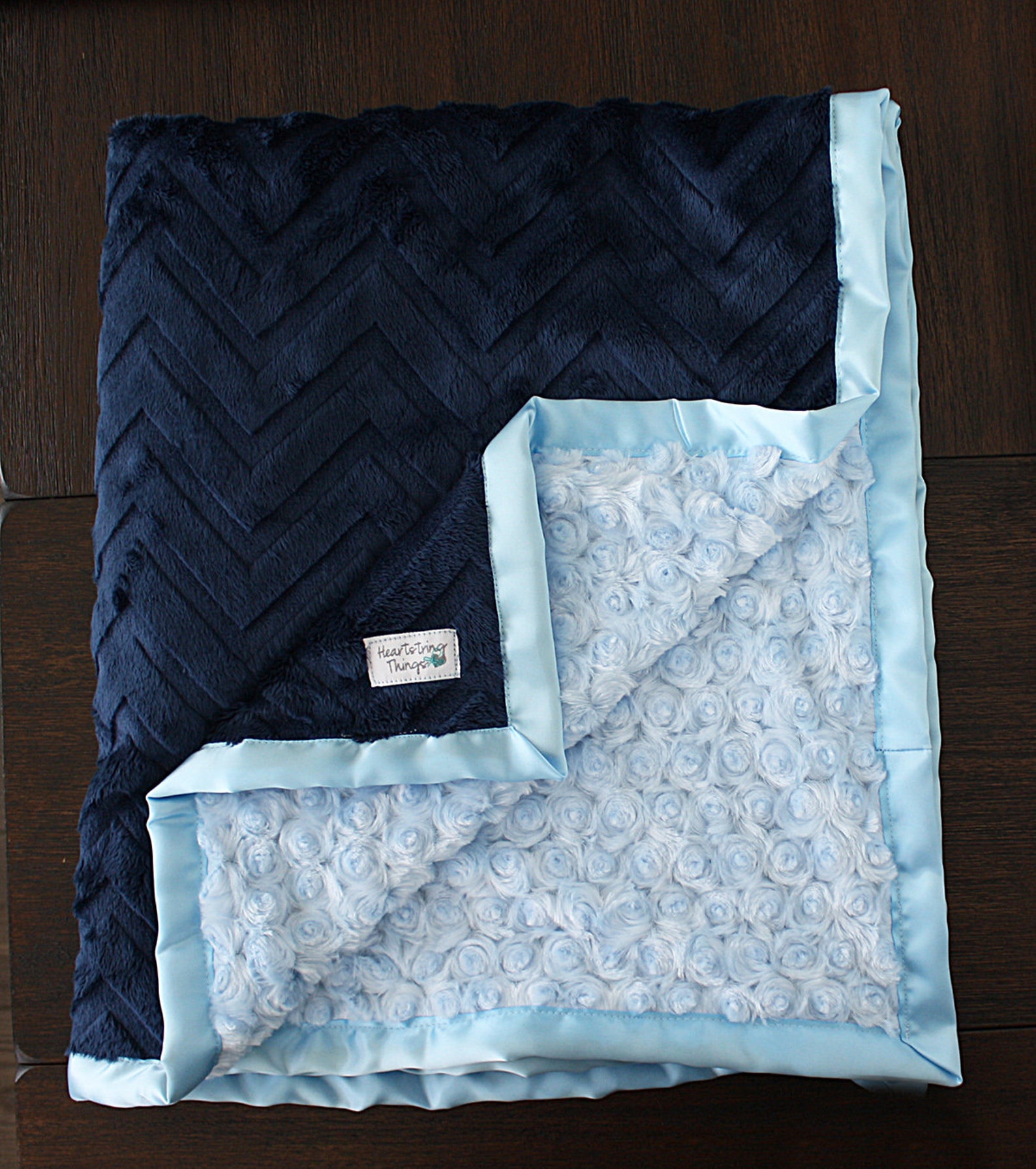 Minky Blanket Baby Boy blue blanket baby blue blanket Etsy