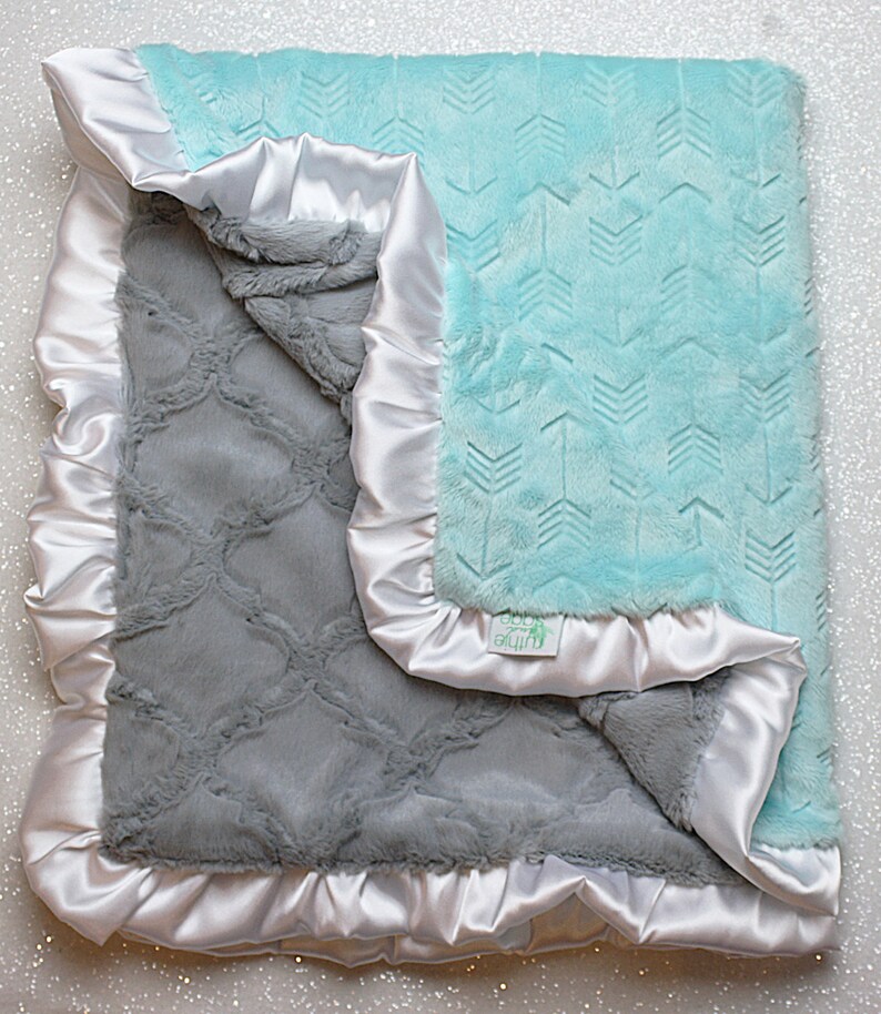 Minky Blanket arrow blanket embossed arrow modern blanket Etsy