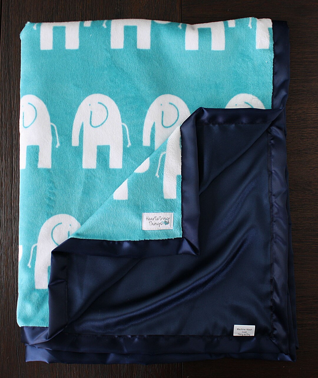 Baby Boy Minky Baby Blanket Adult Blanket Elephant Blanket Etsy