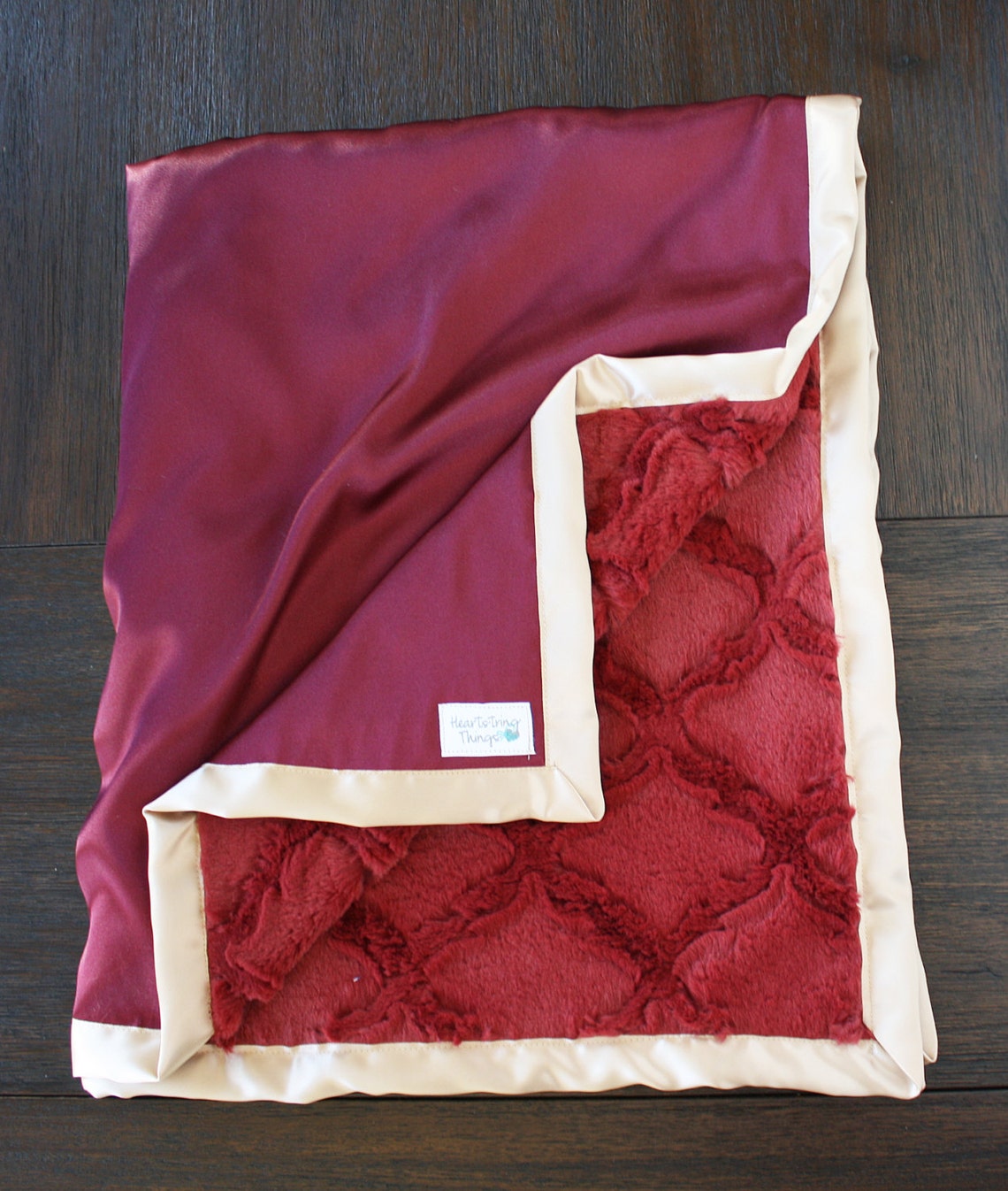 Minky Blanket Maroon Blanket Maroon and Cream TAMU Etsy