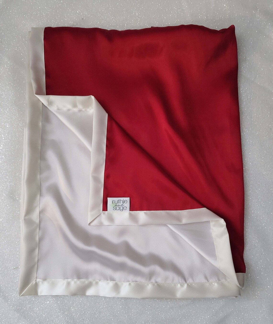 Satin Blanket Silky Blanket Double Sided Satin Red Satin Etsy