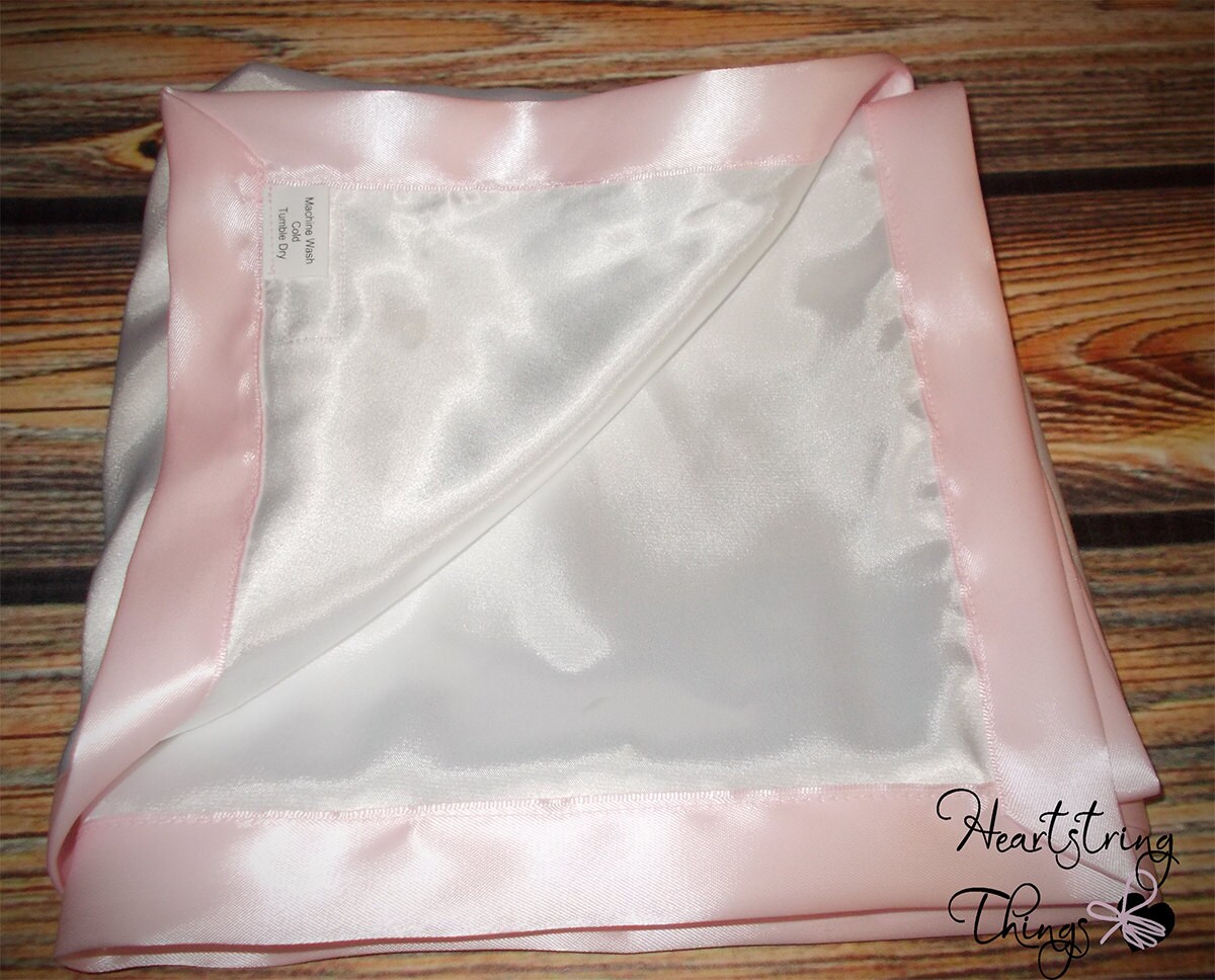 Satin Blanket Baby Boy Blanket Doublesided Satin Blanket Etsy