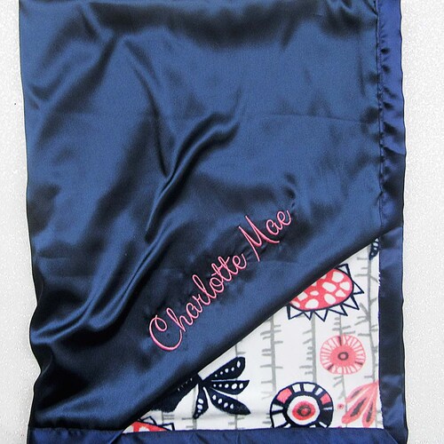 Personalized Embroidered Baby Blanket / smiling Etsy