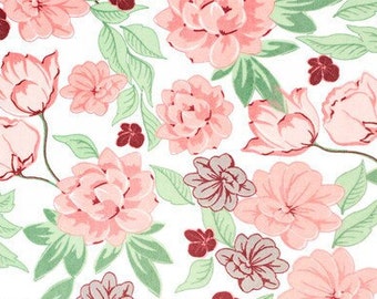 Melody Pink Minky, Shannon Fabrics, 1 yard,  fabric available for purchase, soft minky, floral fabric,