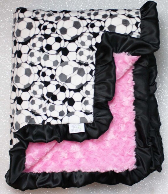 Minky blanket Baby blanket sports blanket soccer blanket Etsy