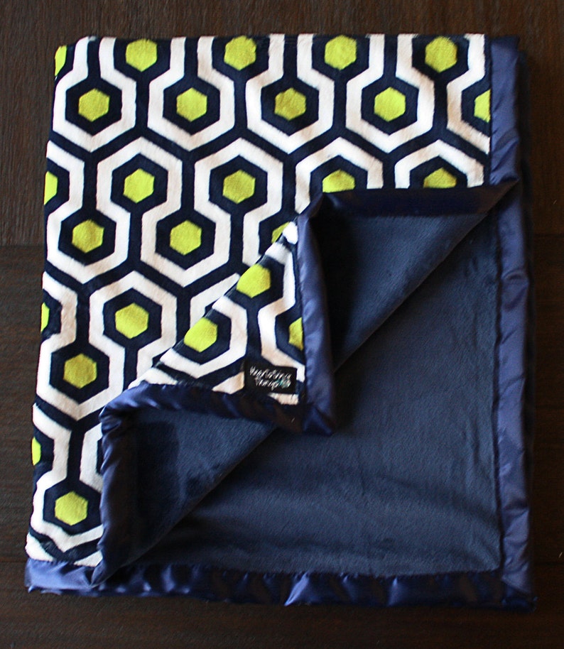 Minky Blanket Lime Green Blanket Seahawks Blanket Lime Etsy