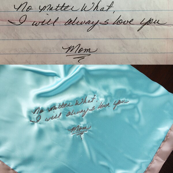 Handwriting Blanket Etsy Canada