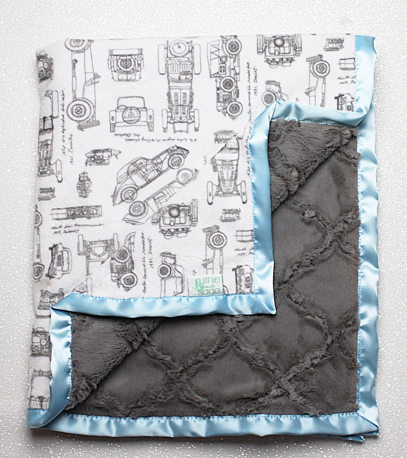 Baby Boy Blanket Cars Blanket Automobiles RKC Cars Etsy