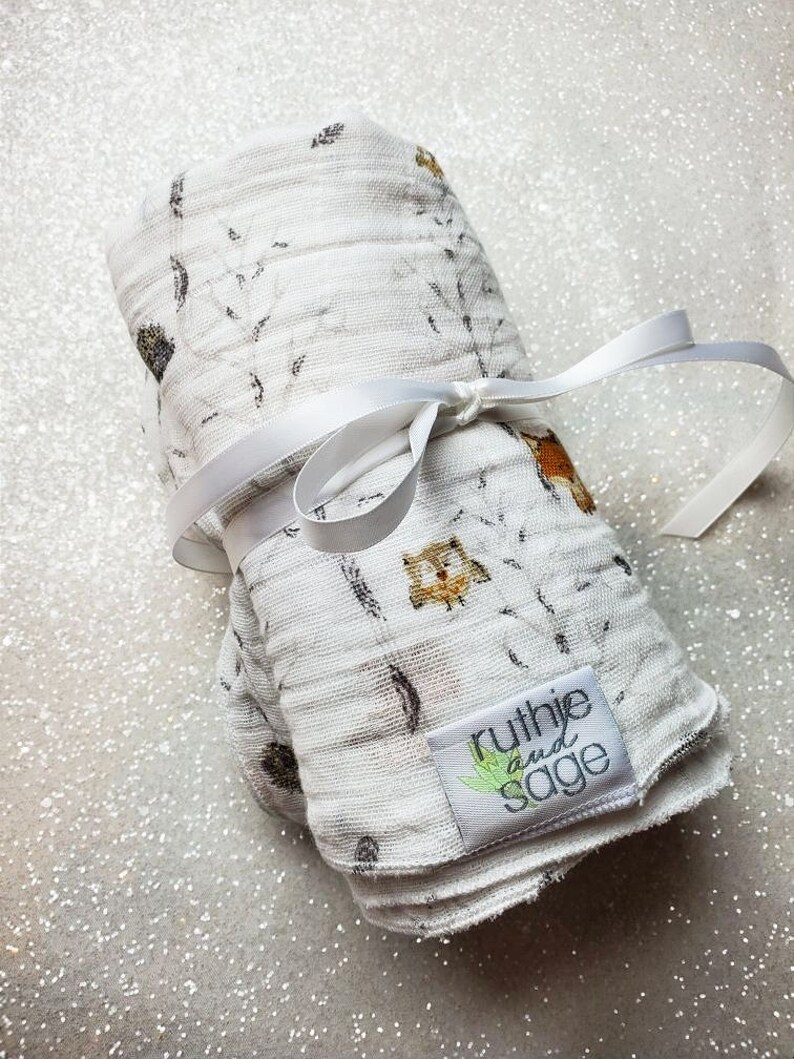 Swaddle Blanket Wrap Blanket Double Gauze Cotton Newborn Etsy