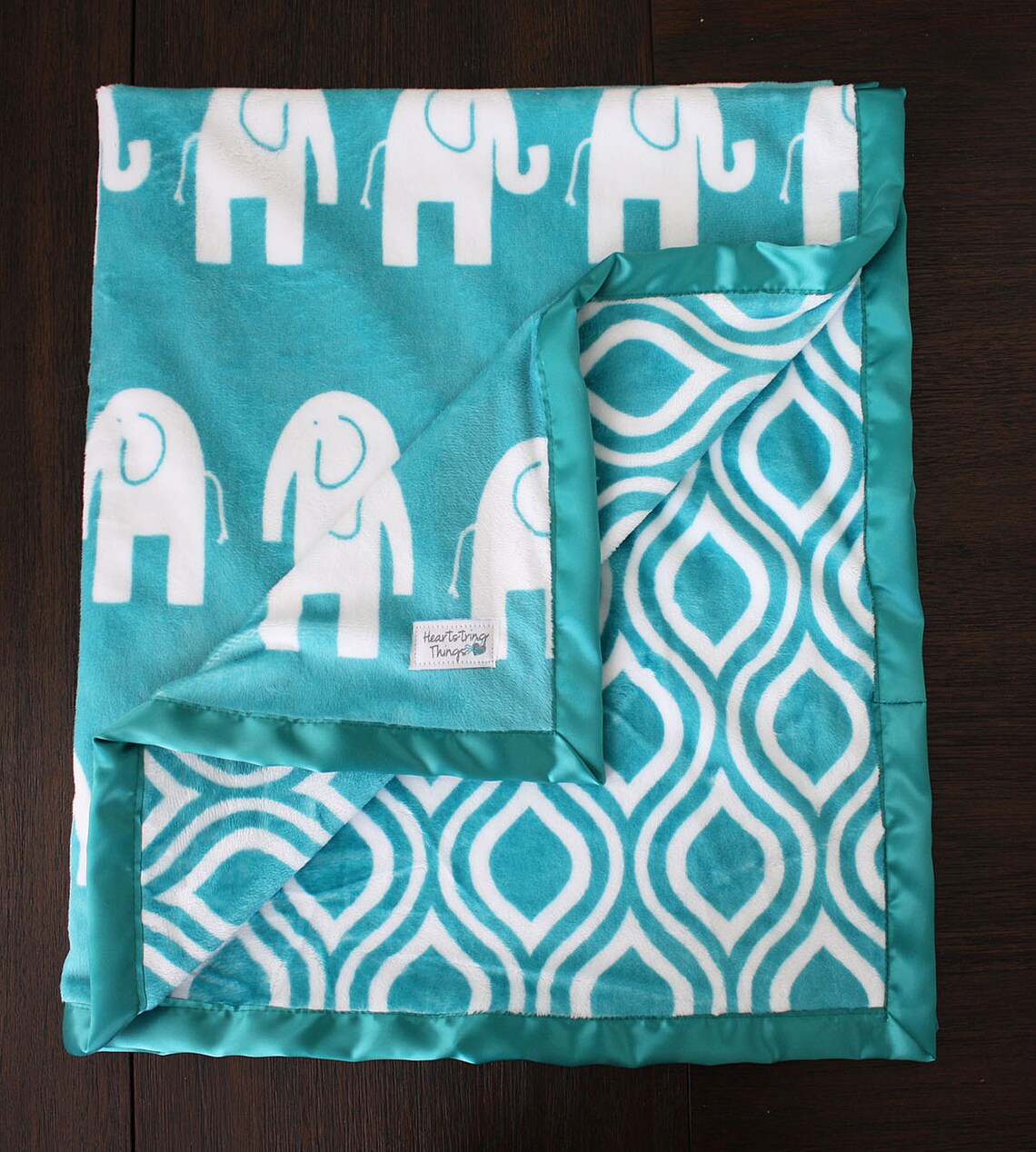 Minky Blanket Elephant Blanket Animal Blanket Baby Boy Etsy
