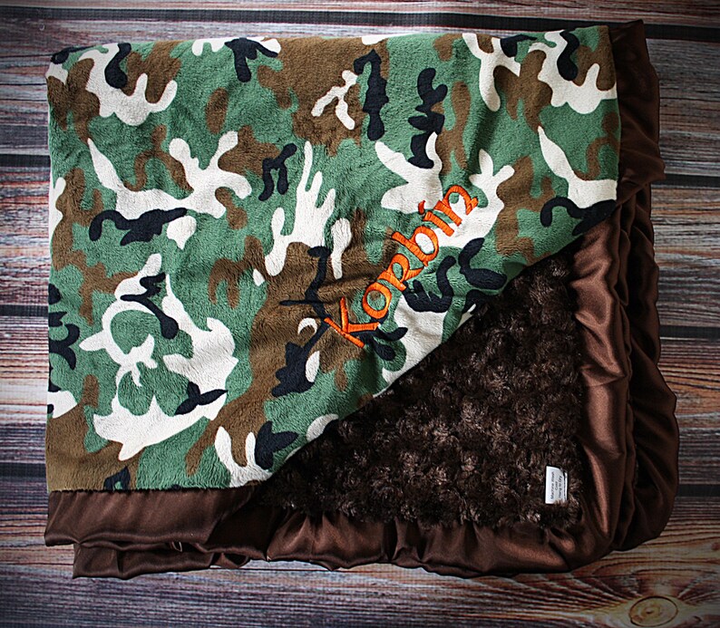 Custom Minky Blanket satin and minky large minky blanket Etsy