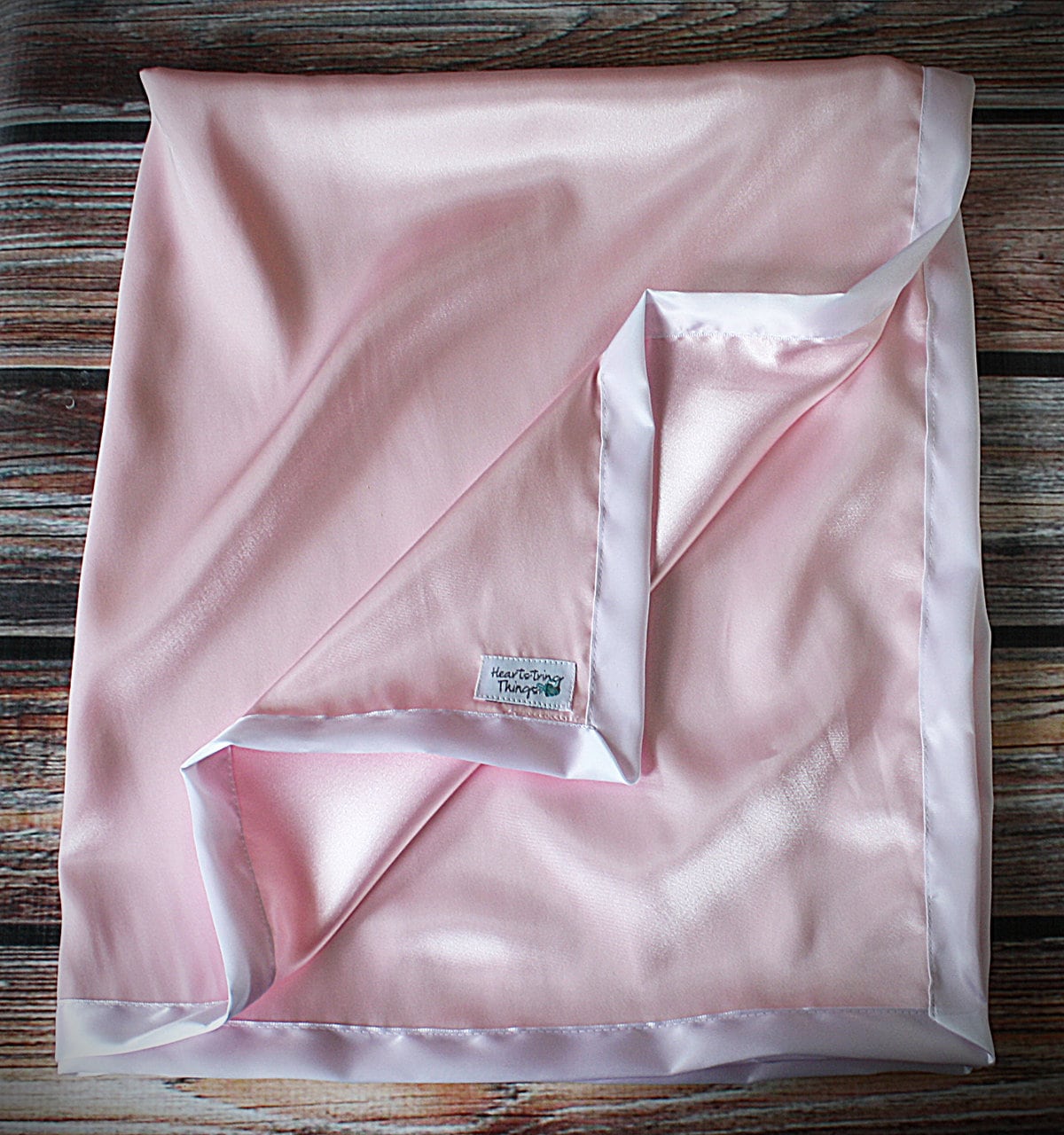 Ready to Ship Baby pink satin blanket for a baby or toddler Soft smooth baby gift birthday gift shower gift baby girl granddaughter