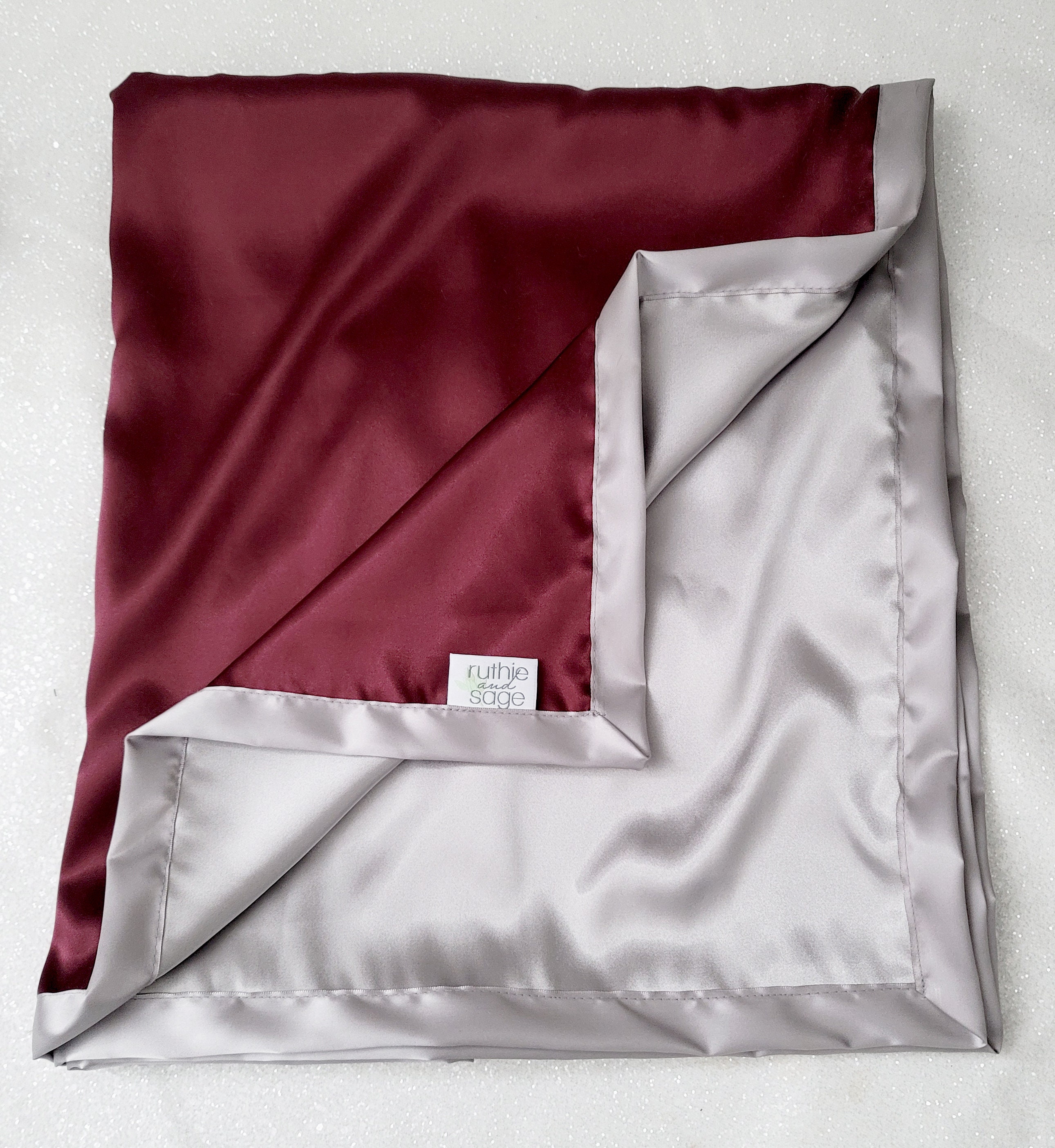 Red silk blanket sale