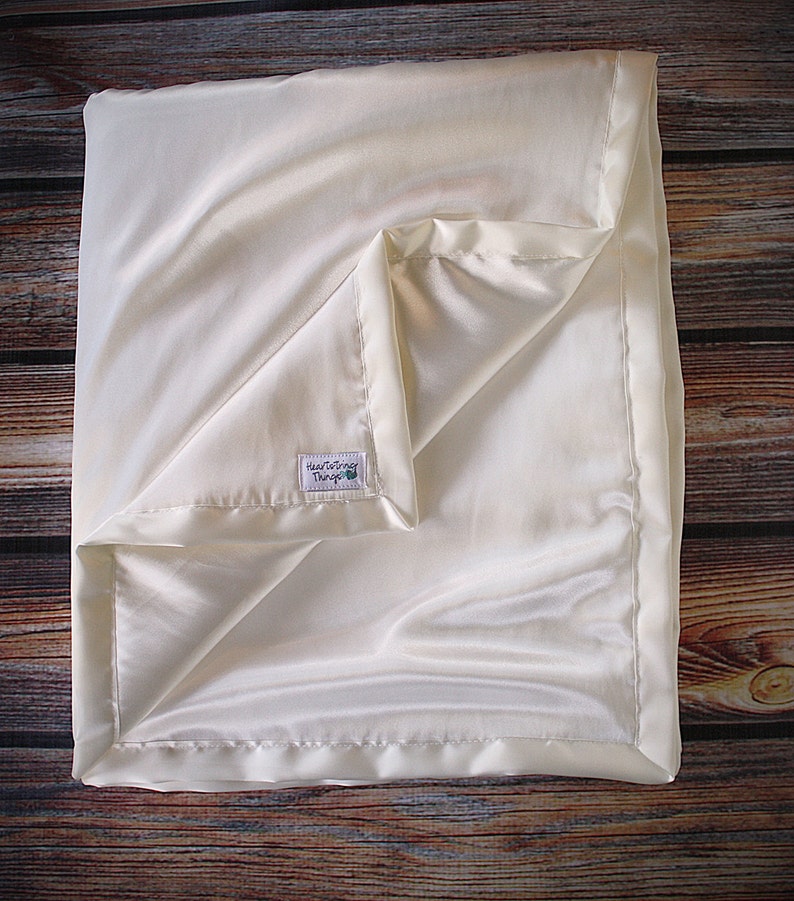Satin Blanket Charmeuse Satin Doublesided Satin Blanket Etsy