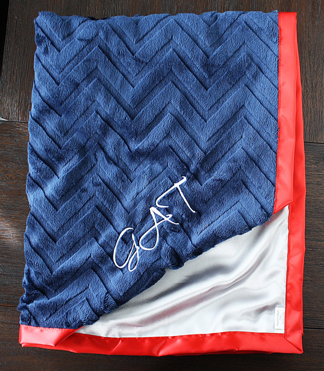 Customizable Blanket, Patriots Blanket, Minky Blanket, Baby Boy