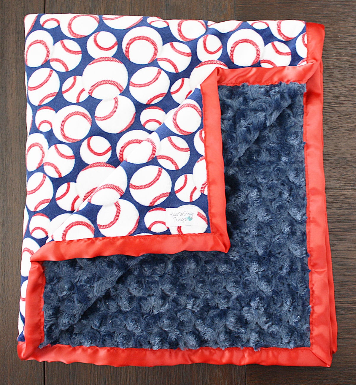 Vintage Sports Minky Blanket