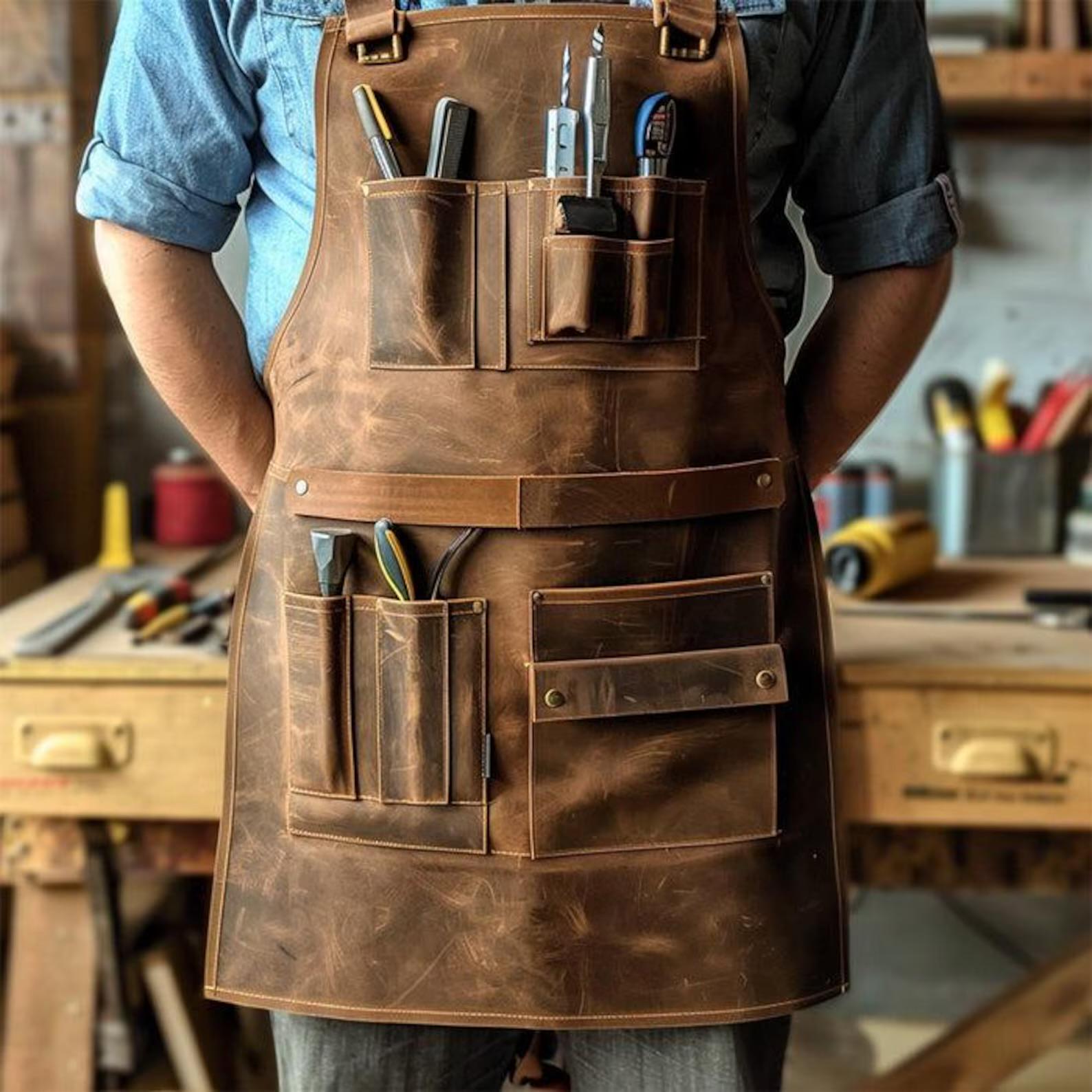 Vintage Wood Worker Apron - Etsy Australia