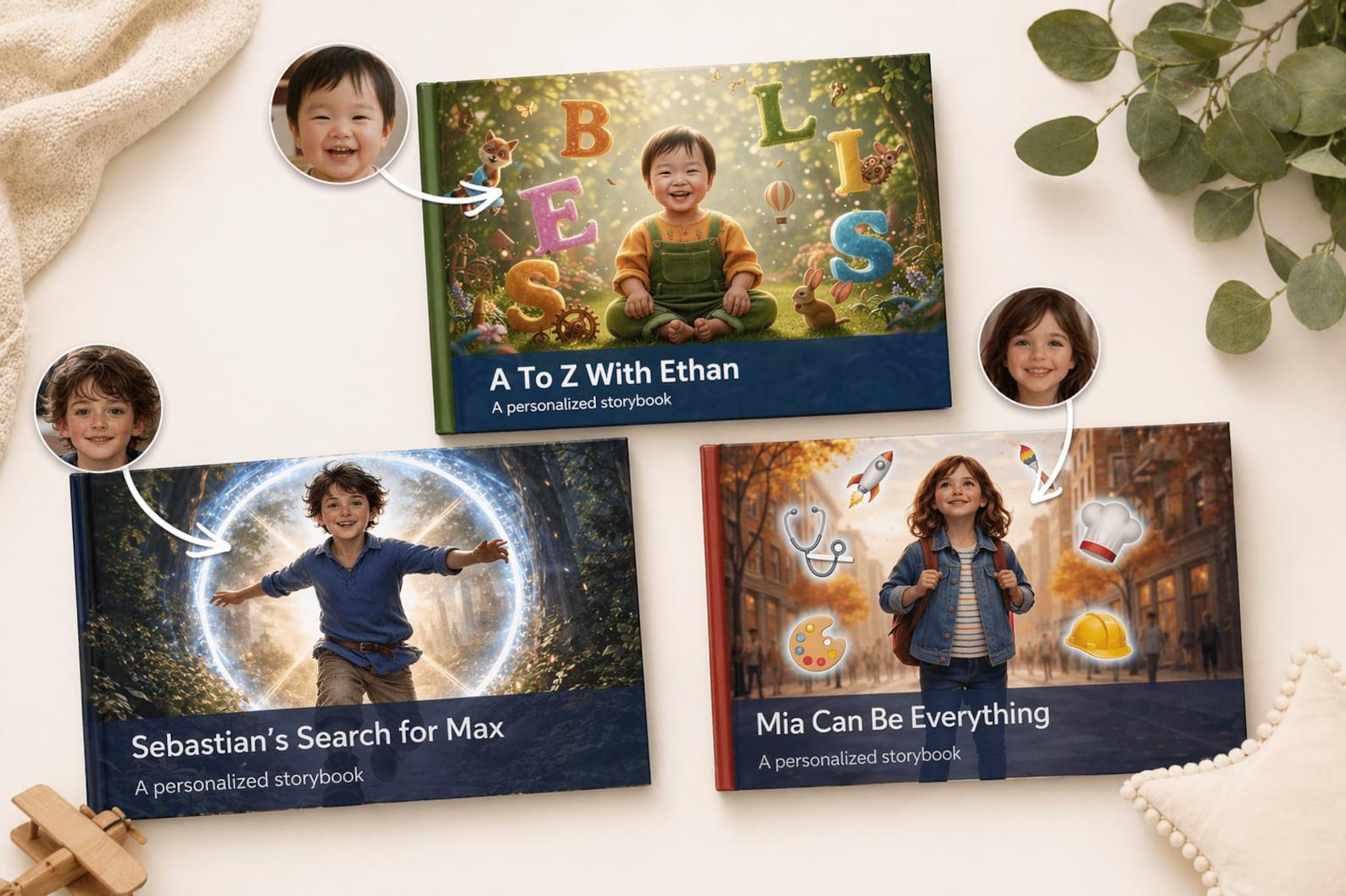 Personalized Alphabet Storybook | Custom Children's Book With Photo ...