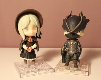 Bloodborne Hunter and Doll Figure Set, Gaming Desk Decor Toy