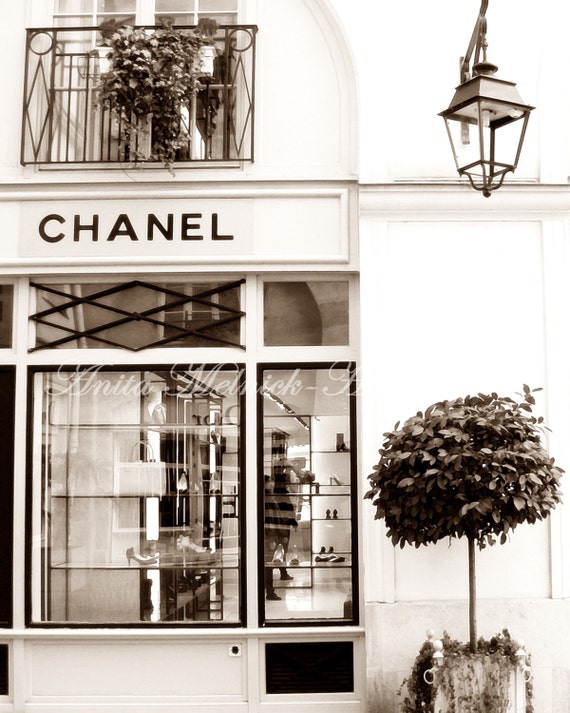 Buy Chanel Boutique-chanel Wall Art Sepia Online in India -
