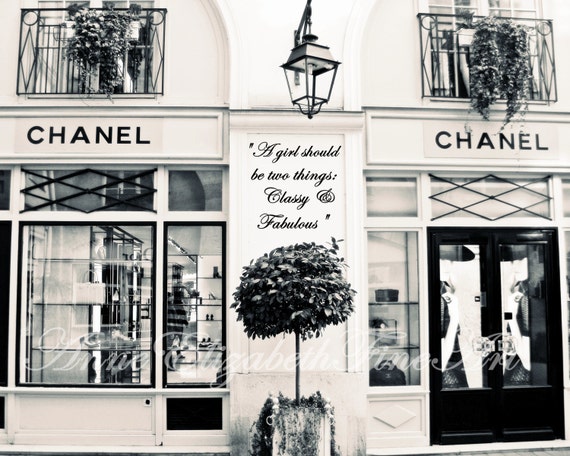 Fashion, Chanel, Black and White Vintage Photos