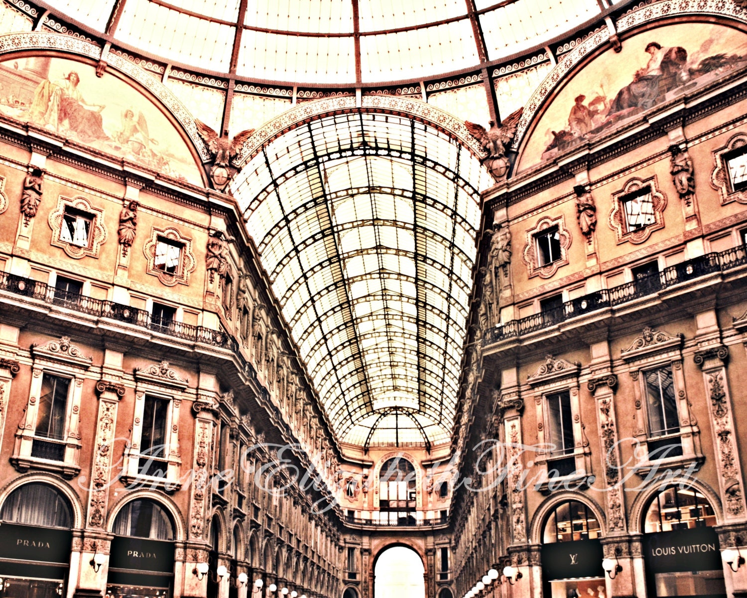 Louis Vuitton store Galleria Vittorio Emanuele II Milan Italy