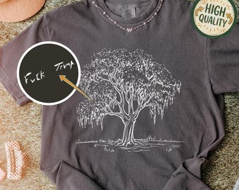 Olive Tree Anti Trump Shirt, Political Protest Tee, Unisex Comfort Colors Shirt