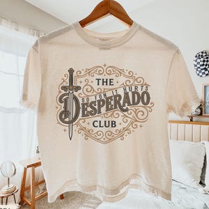Boxy Cropped Comfort Colors The Desperado Club Shirt, New Achievement Carl Shirt, Fantasy Booktok Gift, Dungeon Crawler Carl Boxy Tee