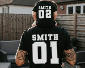 Custom Dad and Baby Shirts - Matching Father Son Outfits,Father's Day Gift, Gift for Father