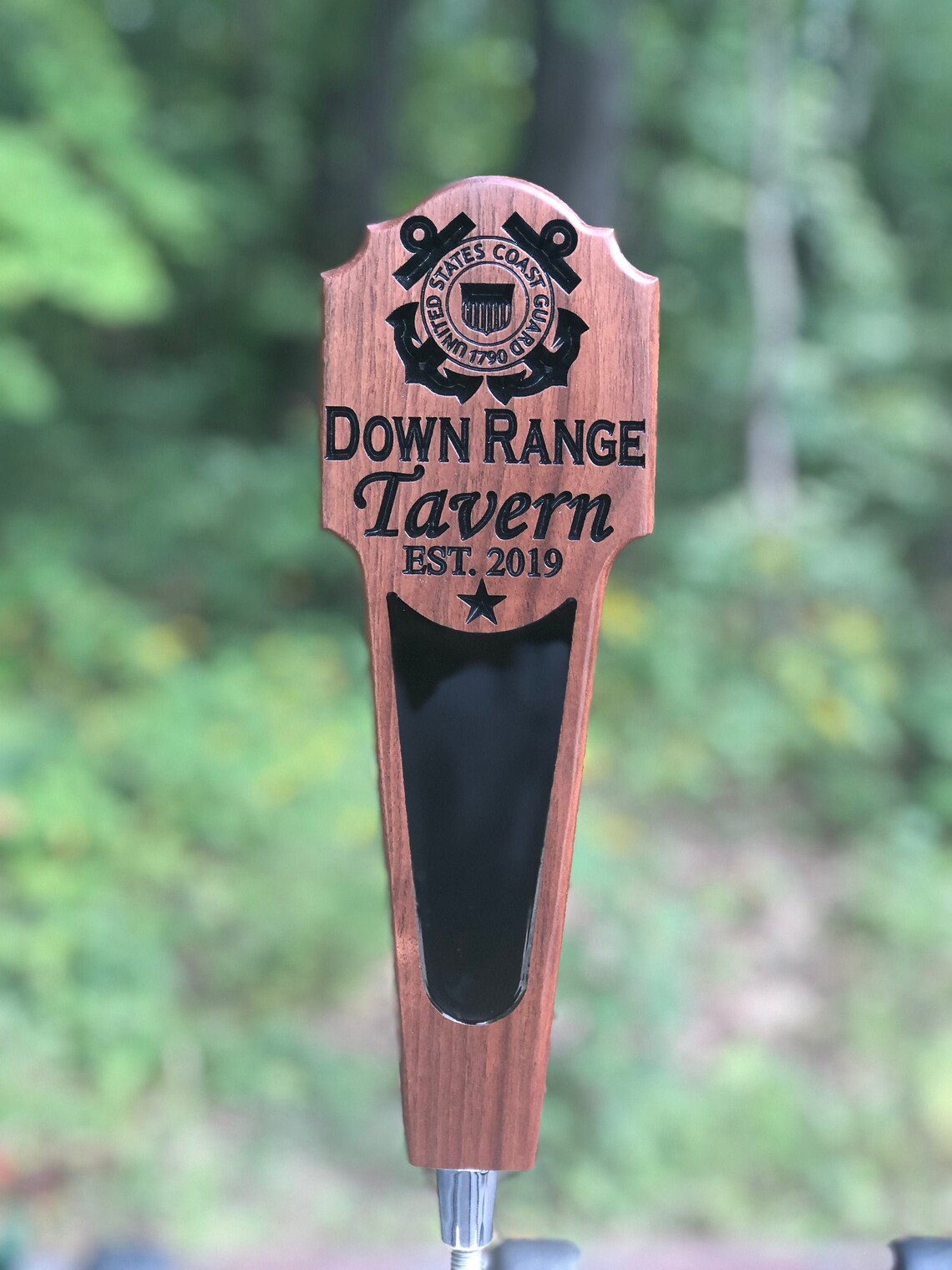 Custom Beer Tap Handle Seaman Gift Personalized Military Etsy