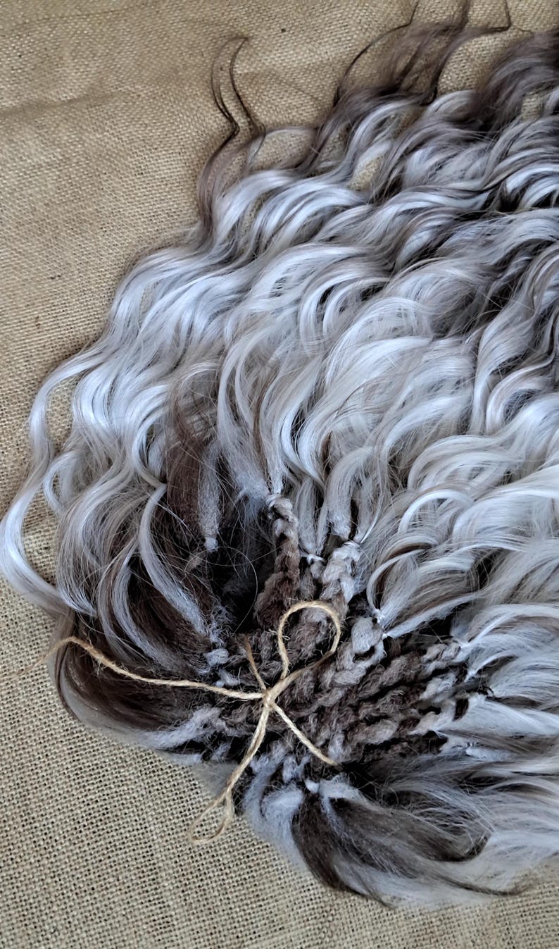 3D Curly Dread Extensions With Soft Braid Base | Natural Voluminous ...